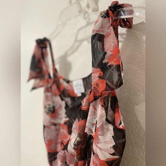 MISA Los Angeles Ruffle Floral Dress - Picture 3 of 6